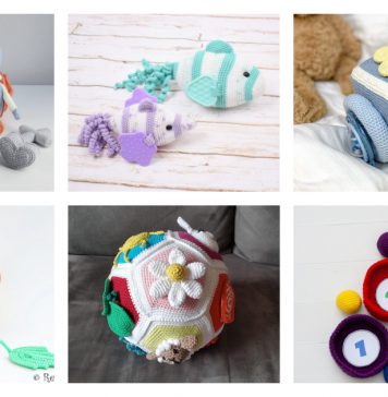 10 Baby Educational Toy Crochet Patterns