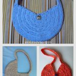Circle Hobo Bag Free Crochet Pattern