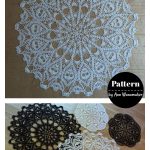 Crown of Skulls Halloween Doily Crochet Pattern