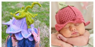 Fairy Flower Hat Crochet Patterns