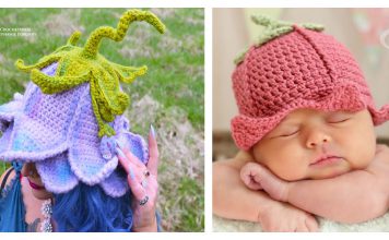 Fairy Flower Hat Crochet Patterns