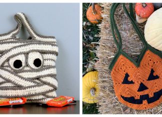 Halloween Candy Bag Crochet Patterns