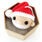 Santa Ornament Free Crochet Pattern