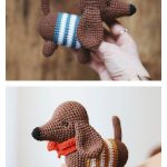Amigurumi Dachshund Dog Crochet Pattern