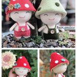 Amigurumi Mushroom Doll Crochet Pattern