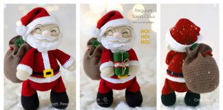 Amigurumi Santa Claus Doll Free Crochet Pattern