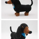Amigurumi Toby the Dachshund Crochet Pattern