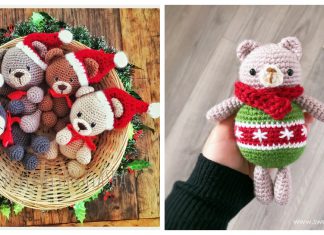 Christmas Bear Free Crochet Pattern