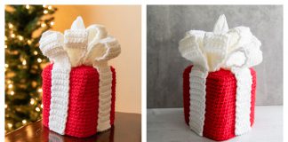 Gift Tissue Box Cover FREE Crochet Pattern