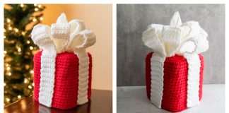 Gift Tissue Box Cover FREE Crochet Pattern