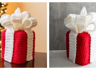 Gift Tissue Box Cover FREE Crochet Pattern