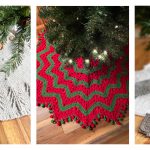 Simple Christmas Tree Skirt Free Crochet Pattern