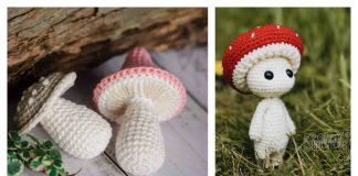 Toadstool Mushroom Crochet Patterns