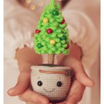 Christmas Tree in a Pot Crochet Pattern