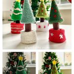 Little Christmas Tree with Pot Free Crochet Pattern
