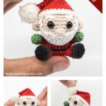 Mini Santa Claus Amigurumi Free Crochet Pattern