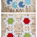 Snowflake Coasters Free Crochet Pattern