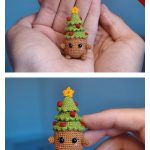 Tiny Christmas Tree Amigurumi Free Crochet Pattern