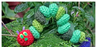 Very Hungry Caterpillar Free Crochet Pattern