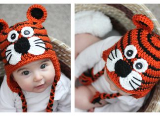 Tiger Hat Free Crochet Pattern