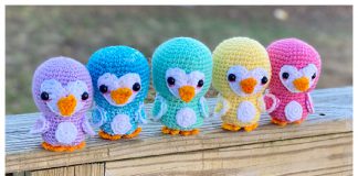 Valentine Penguin Amigurumi Free Crochet Pattern