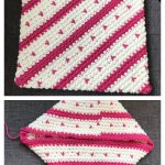 Valentines Day Pot Holder Free Crochet Pattern