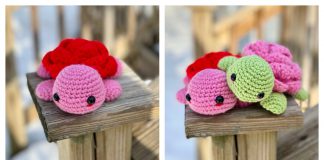 Amigurumi Rosy Turtle Free Crochet Pattern