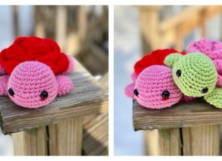 Amigurumi Rosy Turtle Free Crochet Pattern