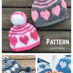 Heart Love Hat Crochet Pattern