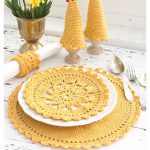 Napkin Ring Place Mat Egg Warmer Free Crochet Pattern