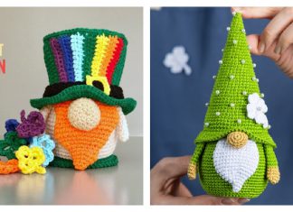 St. Patrick’s Day Gnome Amigurumi Crochet Patterns