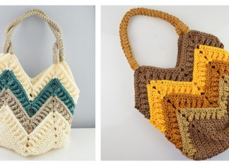 Alpine Tulip Bag Free Crochet Pattern and Video Tutorial