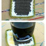 Pot of Gold Coaster Free Crochet Pattern