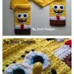 Spongebob Squarepants Inspired Scarf Free Crochet Pattern