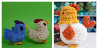 Chicken Amigurumi Free Crochet Pattern