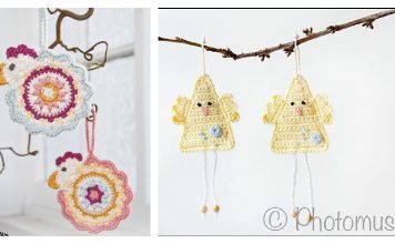 Easter Chicken Ornament Free Crochet Pattern