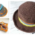 Kids Sun Hat Free Crochet Pattern