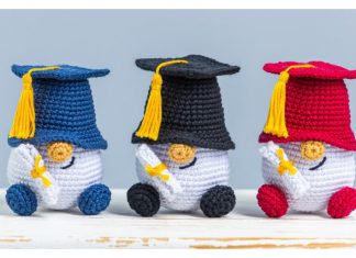 Graduation Gnome Crochet Patterns