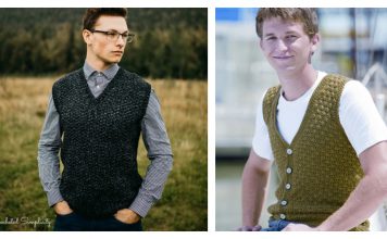 Men's Sweater Vest Crochet Patterns
