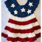 Patriotic Baby Dress Crochet Pattern