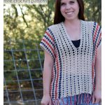 Picnic Poncho Free Crochet Pattern