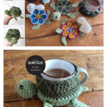 Shellsea Crochet Turtle Coaster Set Crochet Pattern