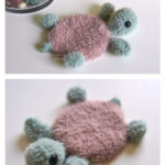Turtle Mug Rug Free Crochet Pattern and Video Tutorial