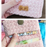 Card Holder Wallet Free Crochet Pattern and Video Tutorial