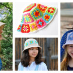 10+ Granny Square Bucket Hat Crochet Patterns