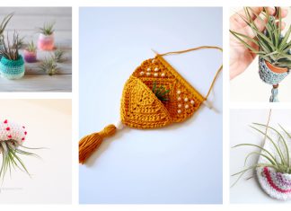 Air Plant Holder Crochet Patterns