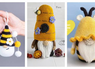 Bee Gnome Crochet Patterns