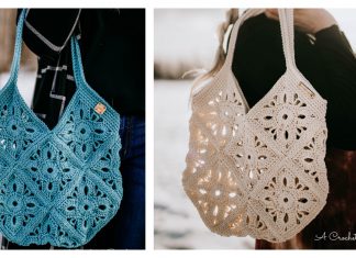 Motif Market Tote Free Crochet Pattern