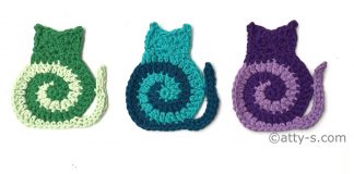 Swirly Cat Free Crochet Pattern