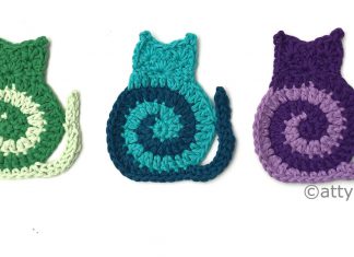 Swirly Cat Free Crochet Pattern